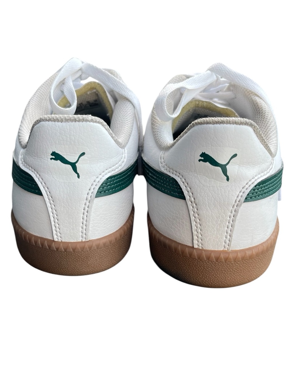 Puma White/Green Club II Era Unisex Sneaker (US 10 Mens) - Picture 9 of 14